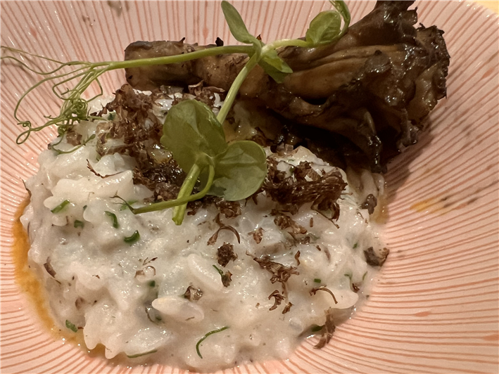 maitake mushroom risotto